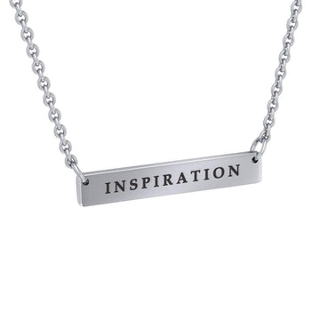 Small Straight Bar Necklace TNC430P - Jewelry